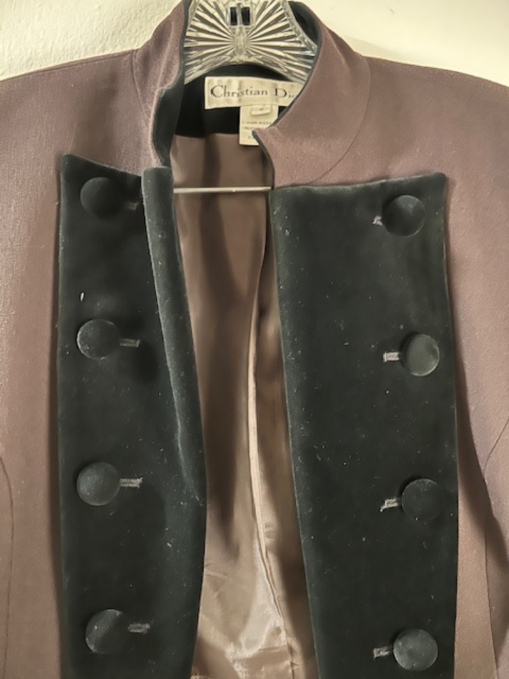 VINTAGE Christian Dior Wool Pantsuit (ca. 1990-2000) - Picture 4 of 7